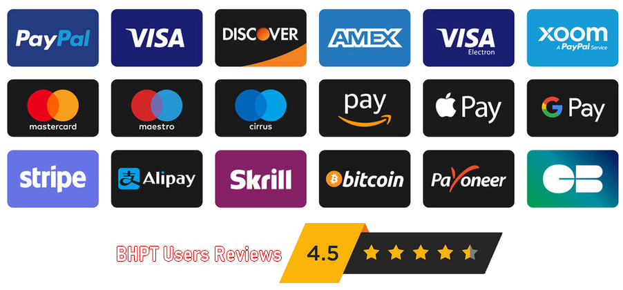 Payment Methods Supported
